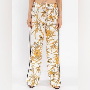Topshop Floral Palazzo Pant